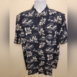 NWT Tailor Vintage Men's Short Sleeve Button Down Shirt